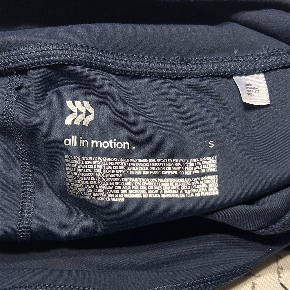 All in Motion Women's Dark Navy Skort - Picture 4 of 9